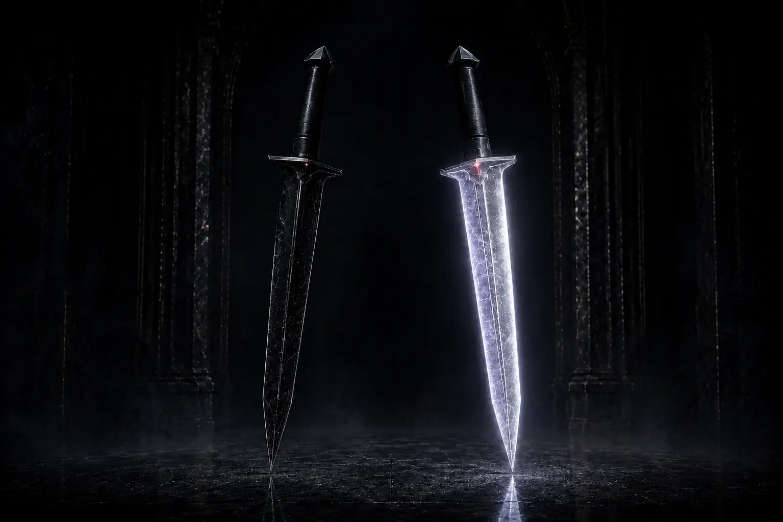 Lux awakened with protective silver light while Umbria remains dormant