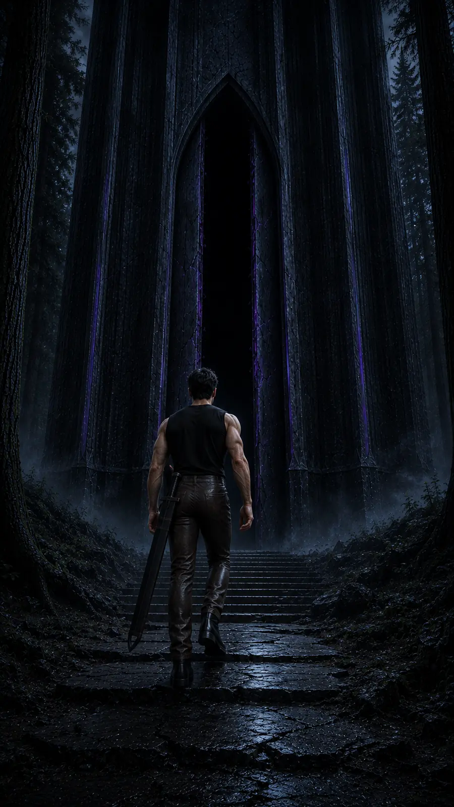 Sten approaching the violet threshold of the Forest of Hrafn