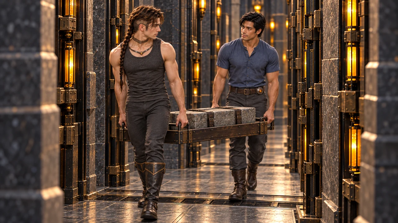 A new exercise asks Saevren and Tavren to carry a load through the narrow way together.
