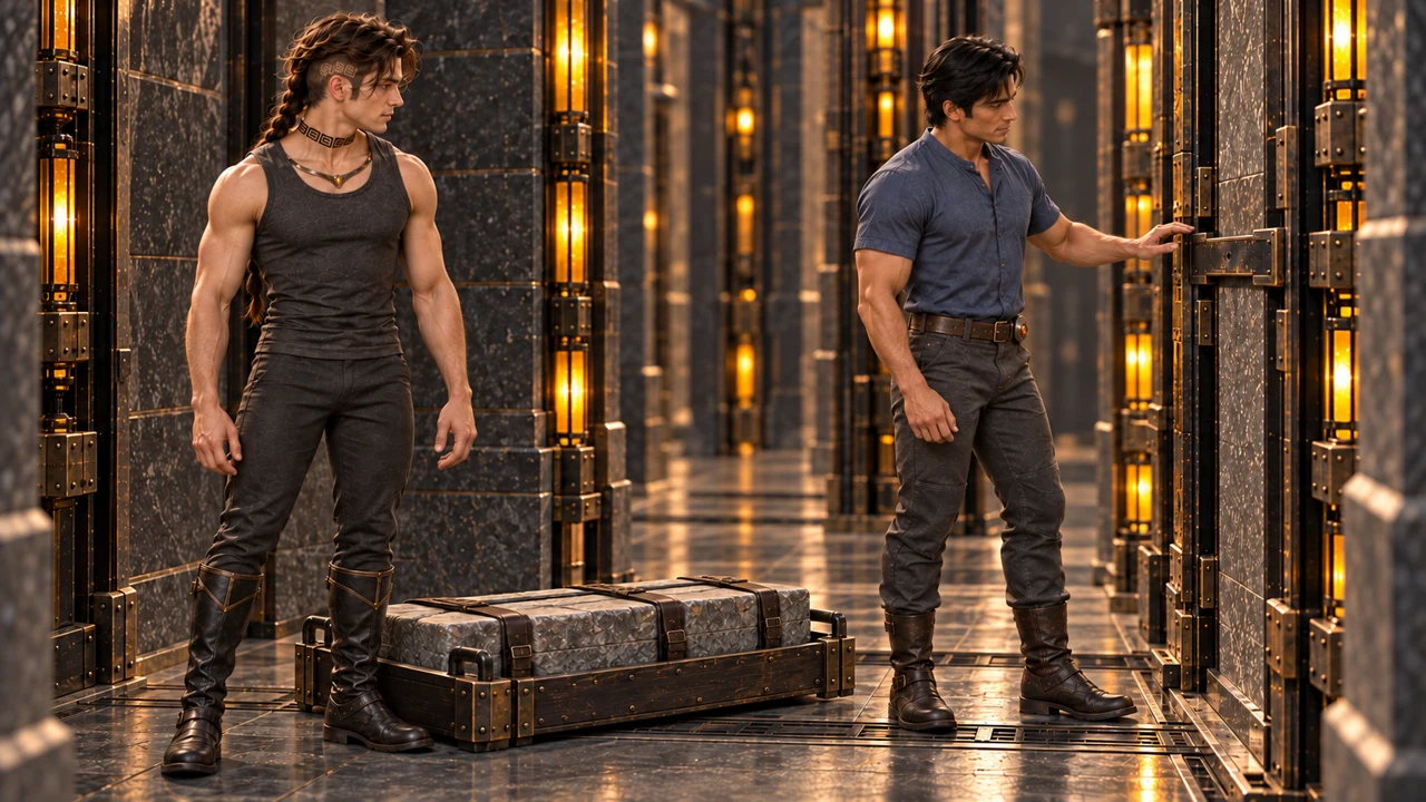 This time Saevren holds his place while Tavren works at the next partition.