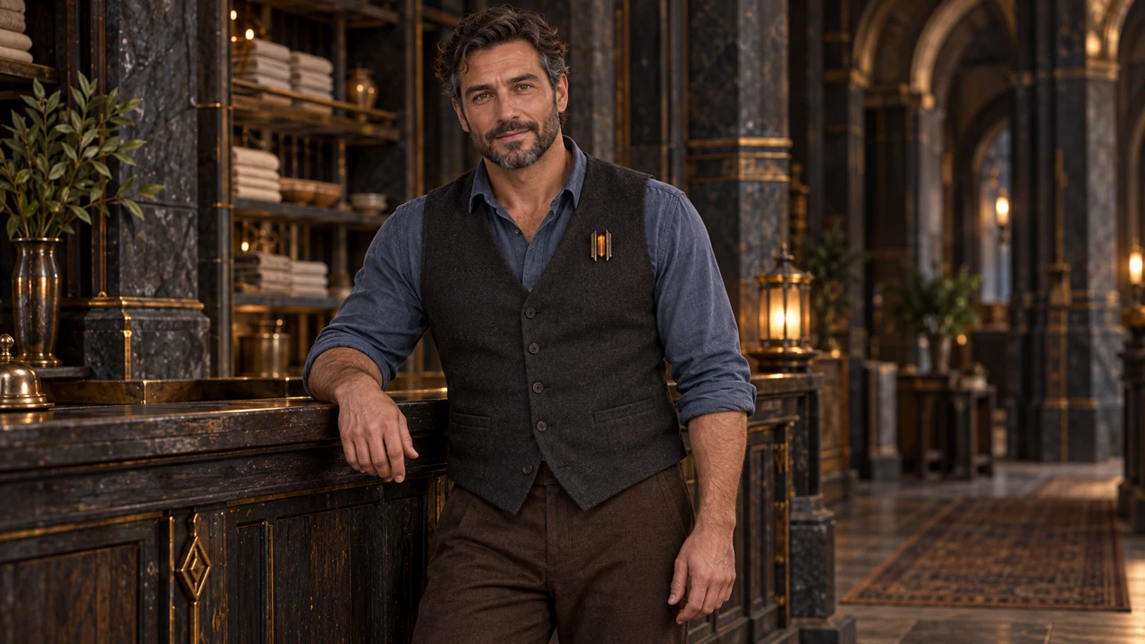 Keeper of the guest rooms, a hospitable and observant presence in the life of the bastions.