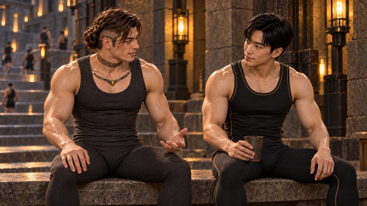 Seated together after practice, Saevren and Han make room for a conversation about commitment and the promises that continue beyond this place.