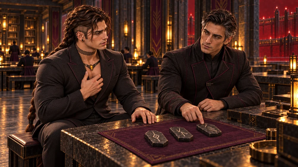 Saevren and Nerovan consider how a wish affected an earlier reading.